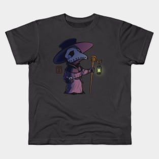 cute sad plague doctor Kids T-Shirt